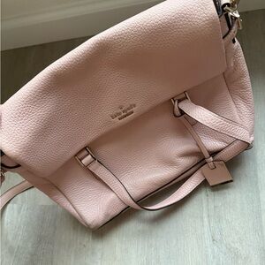 Kate Spade Pink Pebbled Leather Shoulder Bag